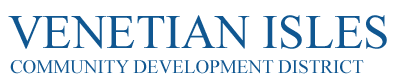 Venetian Isles Community Development District Logo